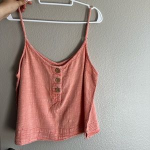 cutie coral pink ripcurl tank top!
